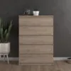 NAIA Chest of 5 Drawers in Jackson Hickory Oak - Image 9