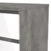 NAIA Narrow Chest of Drawers in Concrete and White High Gloss - Image 4