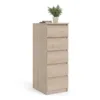 NAIA Narrow Chest of 5 Drawers in Jackson Hickory Oak - Image 8