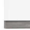 NAIA Sideboard 1 Drawer 2 Doors in Concrete and White High Gloss - Image 3