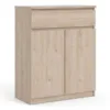 NAIA Sideboard 1 Drawer 2 Doors in Jackson Hickory Oak