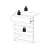 NAIA Sideboard 1 Drawer 2 Doors in Jackson Hickory Oak - Image 2