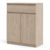 NAIA Sideboard 1 Drawer 2 Doors in Jackson Hickory Oak - Image 11