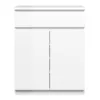 NAIA Sideboard 1 drawer 2 Doors in White High Gloss - Image 4