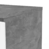 NAIA Chest of 3 Drawers in Concrete and White High Gloss - Image 4