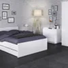 NAIA Chest of 3 Drawers in White High Gloss - Image 2