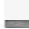 NAIA Sideboard 4 Drawers 2 Doors in Concrete and White High Gloss - Image 3