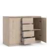 NAIA Sideboard 4 Drawers 2 Doors in Jackson Hickory Oak - Image 10