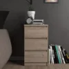 NAIA Bedside 3 Drawers in Jackson Hickory Oak - Image 9
