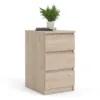 NAIA Bedside 3 Drawers in Jackson Hickory Oak - Image 8