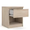 NAIA Bedside 1 Drawer 1 Shelf in Jackson Hickory Oak - Image 10
