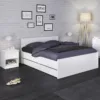 NAIA Set of 2 Underbed Drawers (for Single or Double Beds) in White High Gloss - Image 2