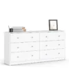 MAY Chest of 6 Drawers (3+3) in White - Image 8