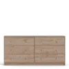 MAY Chest of 6 Drawers (3+3) in Jackson Hickory Oak - Image 12