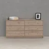 MAY Chest of 6 Drawers (3+3) in Jackson Hickory Oak - Image 9
