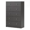 MAY Chest of 5 Drawers in Coffee - Image 12