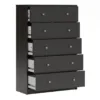 MAY Chest of 5 Drawers in Coffee - Image 11