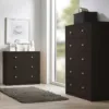 MAY Chest of 5 Drawers in Coffee - Image 10