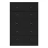 MAY Chest of 5 Drawers in Black - Image 14