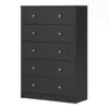 MAY Chest of 5 Drawers in Black - Image 13
