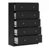 MAY Chest of 5 Drawers in Black - Image 12