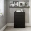MAY Chest of 5 Drawers in Black - Image 11