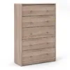 MAY Chest of 5 Drawers in Truffle Oak