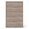 MAY Chest of 5 Drawers in Truffle Oak - Image 12