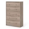 MAY Chest of 5 Drawers in Truffle Oak - Image 11