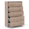 MAY Chest of 5 Drawers in Truffle Oak - Image 10