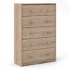 MAY Chest of 5 Drawers in Jackson Hickory Oak