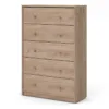 MAY Chest of 5 Drawers in Jackson Hickory Oak - Image 12