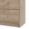 MAY Chest of 5 Drawers in Jackson Hickory Oak - Image 5