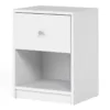 MAY Bedside 1 Drawer in White - Image 11