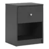 MAY Bedside 1 Drawer in Black