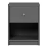 MAY Bedside 1 Drawer in Grey - Image 12