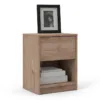 MAY Bedside 1 Drawer in Jackson Hickory Oak - Image 6