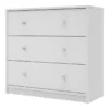 MAY Chest of 3 Drawers in White - Image 9