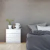 MAY Chest of 3 Drawers in White - Image 7