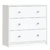 MAY Chest of 3 Drawers in White