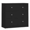 MAY Chest of 3 Drawers in Black