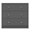 MAY Chest of 3 Drawers in Grey - Image 13