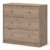 MAY Chest of 3 Drawers Jackson Hickory Oak - Image 11
