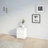 NOVA Bedside 2 Drawers in White - Image 3