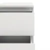 NOVA Bedside 2 Drawers in White - Image 4
