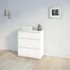 NOVA Chest of 3 Drawers in White - Image 3