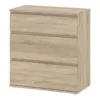 NOVA Chest of 3 Drawers in Oak - Image 5