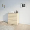 NOVA Chest of 3 Drawers in Oak - Image 4