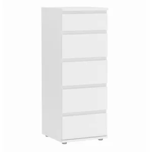 NOVA Narrow Chest of Drawers in White