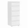 NOVA Narrow Chest of Drawers in White